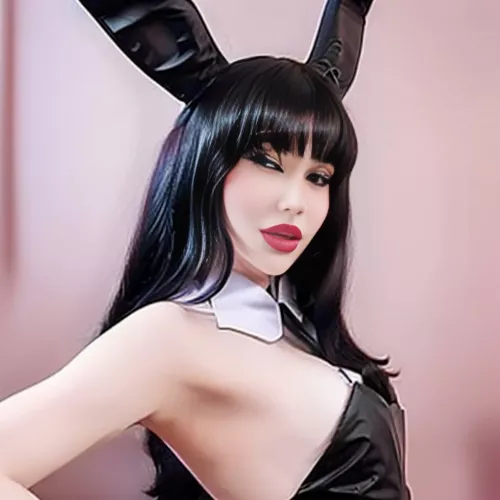 Would you cum on this bunnygirl's face? [OC] [myself]