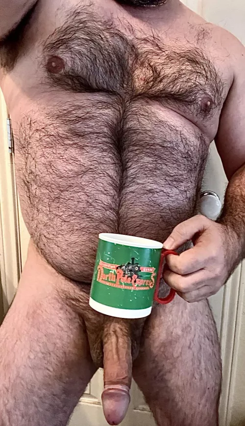 All aboard the North Pole Express. Can I punch your ticket? You’ll need something to keep you warm, it’s getting cold out there, have some of mine😉