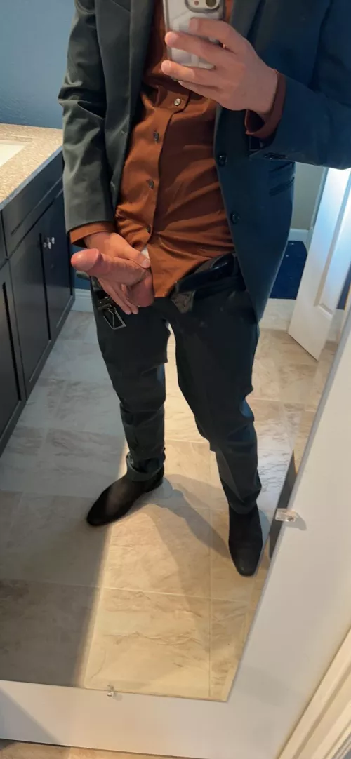 Blow me before this meeting?