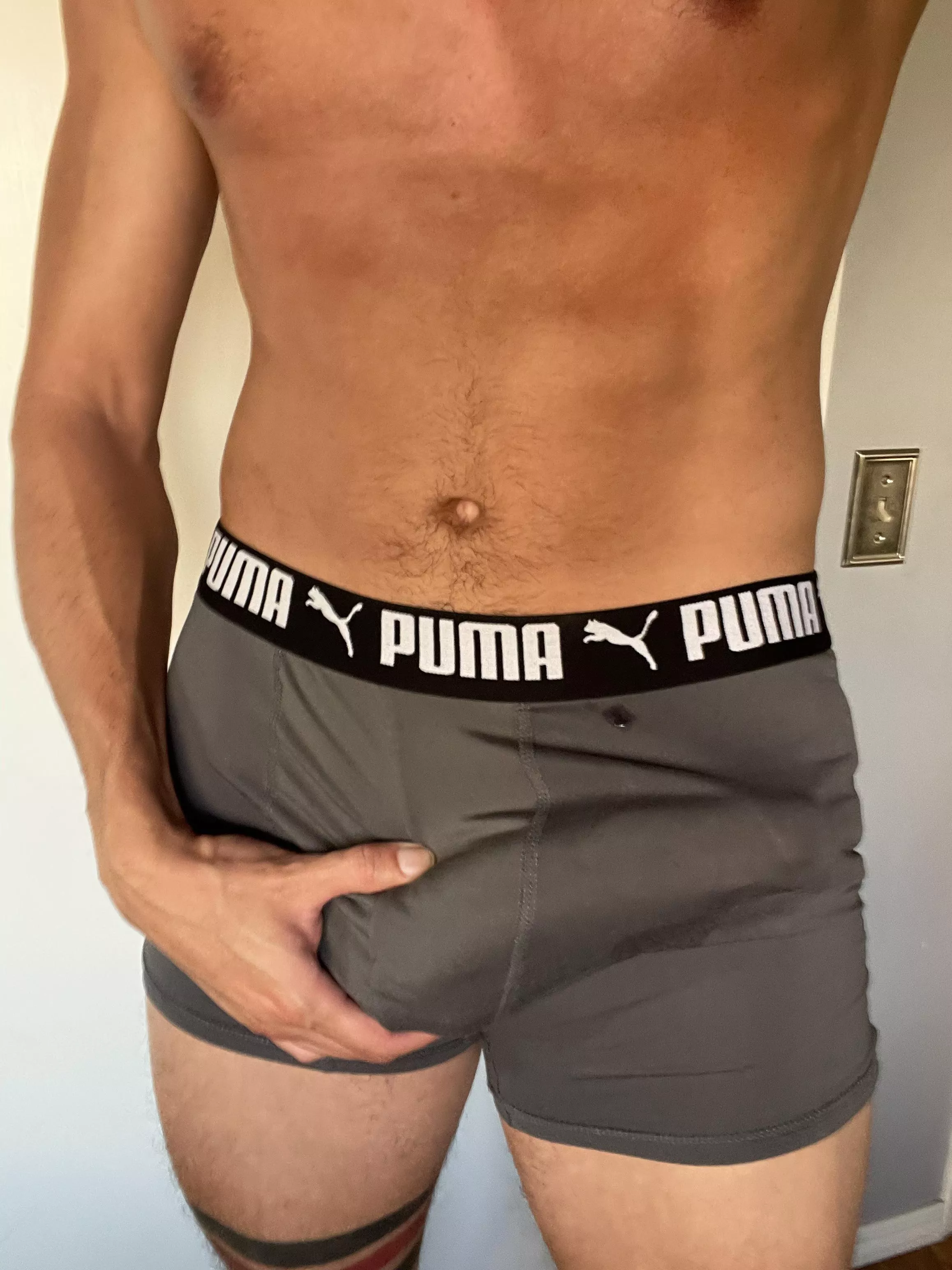 Can you see the cum on my boxers?