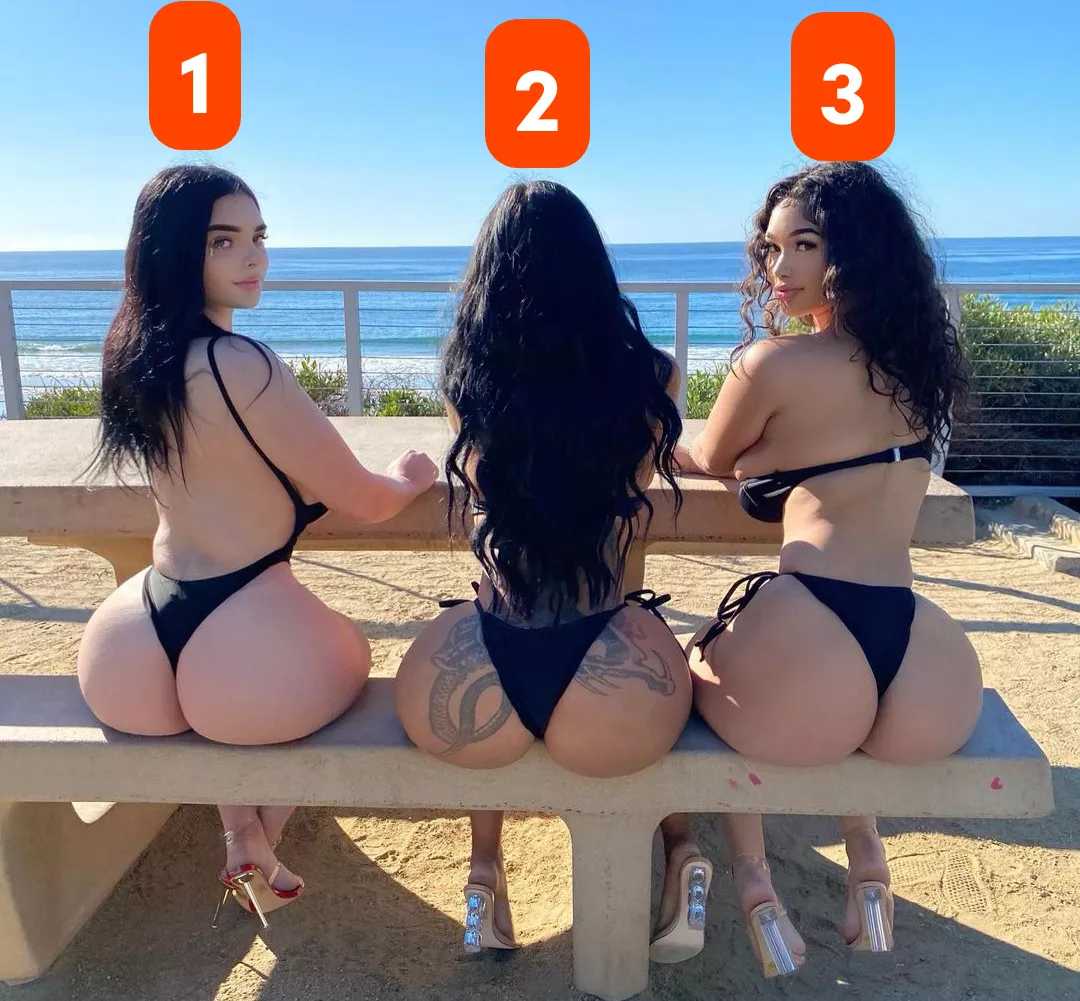 Choose only one for anal, the other two must die