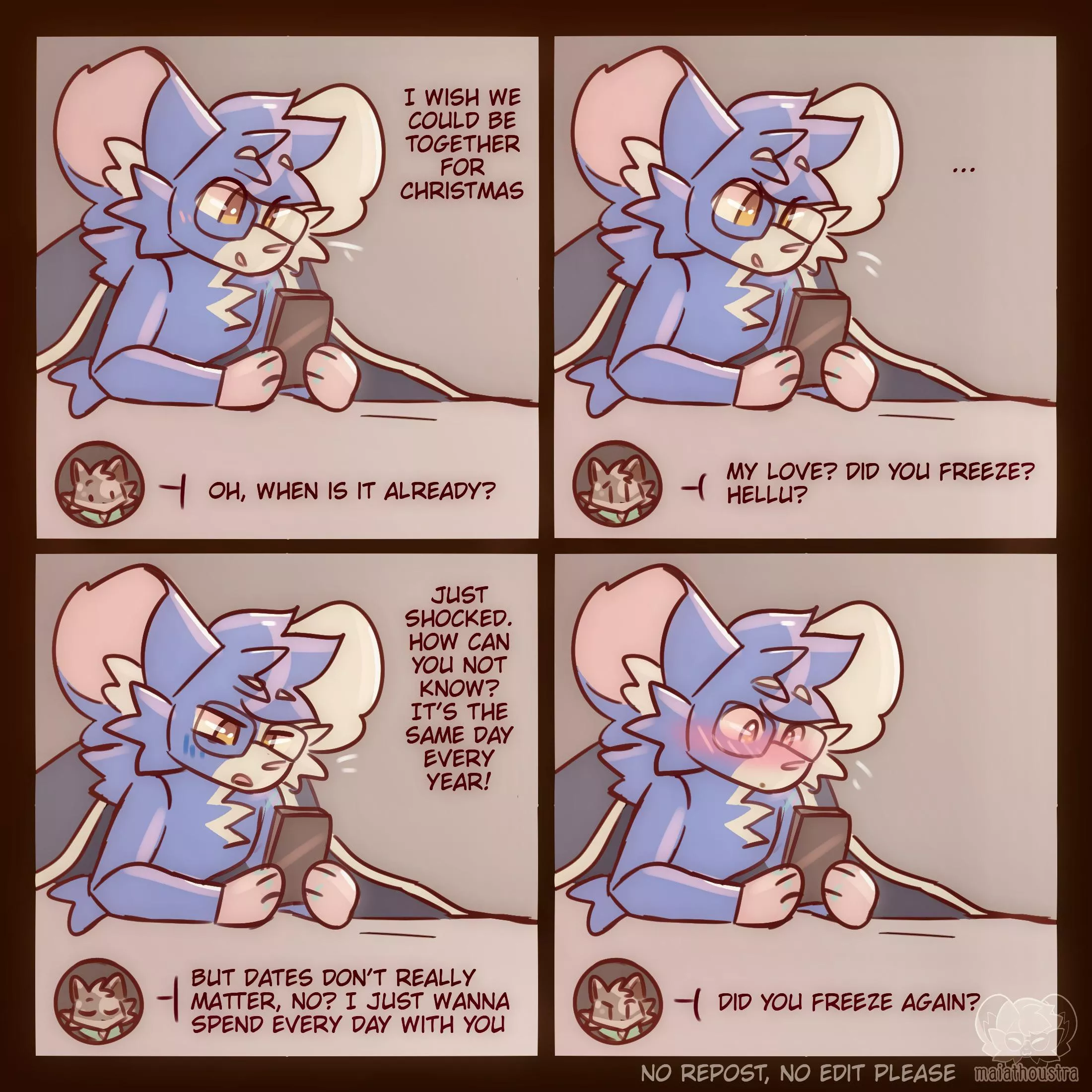 Christmas ~ comic by me @maiathoustra