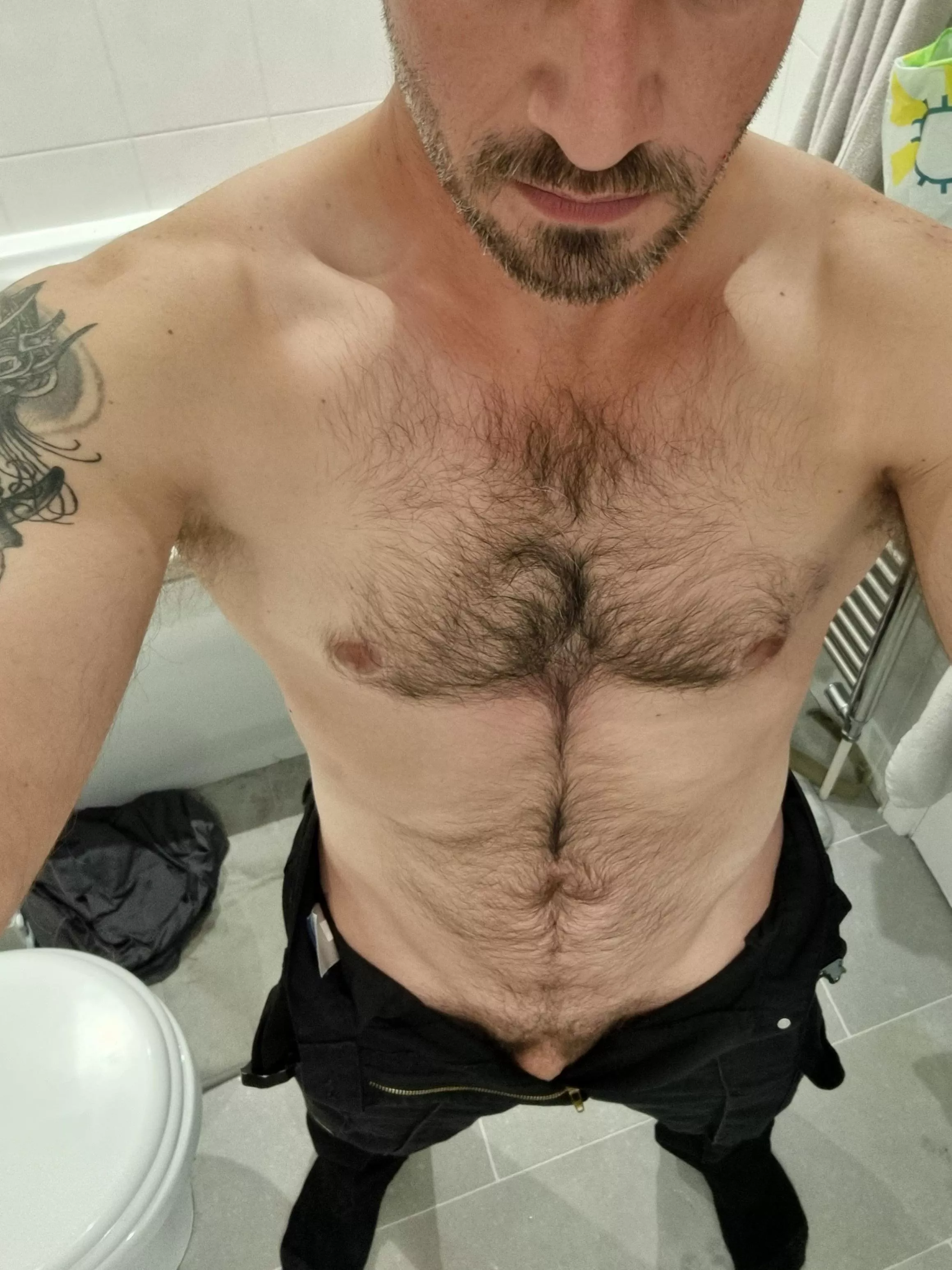 Come help me take my pants off.