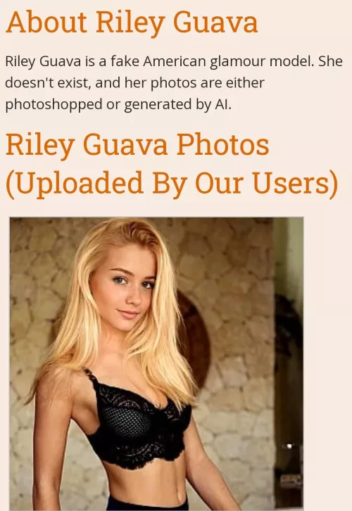 Commenters argue that top model on Babepedia is AI generated.