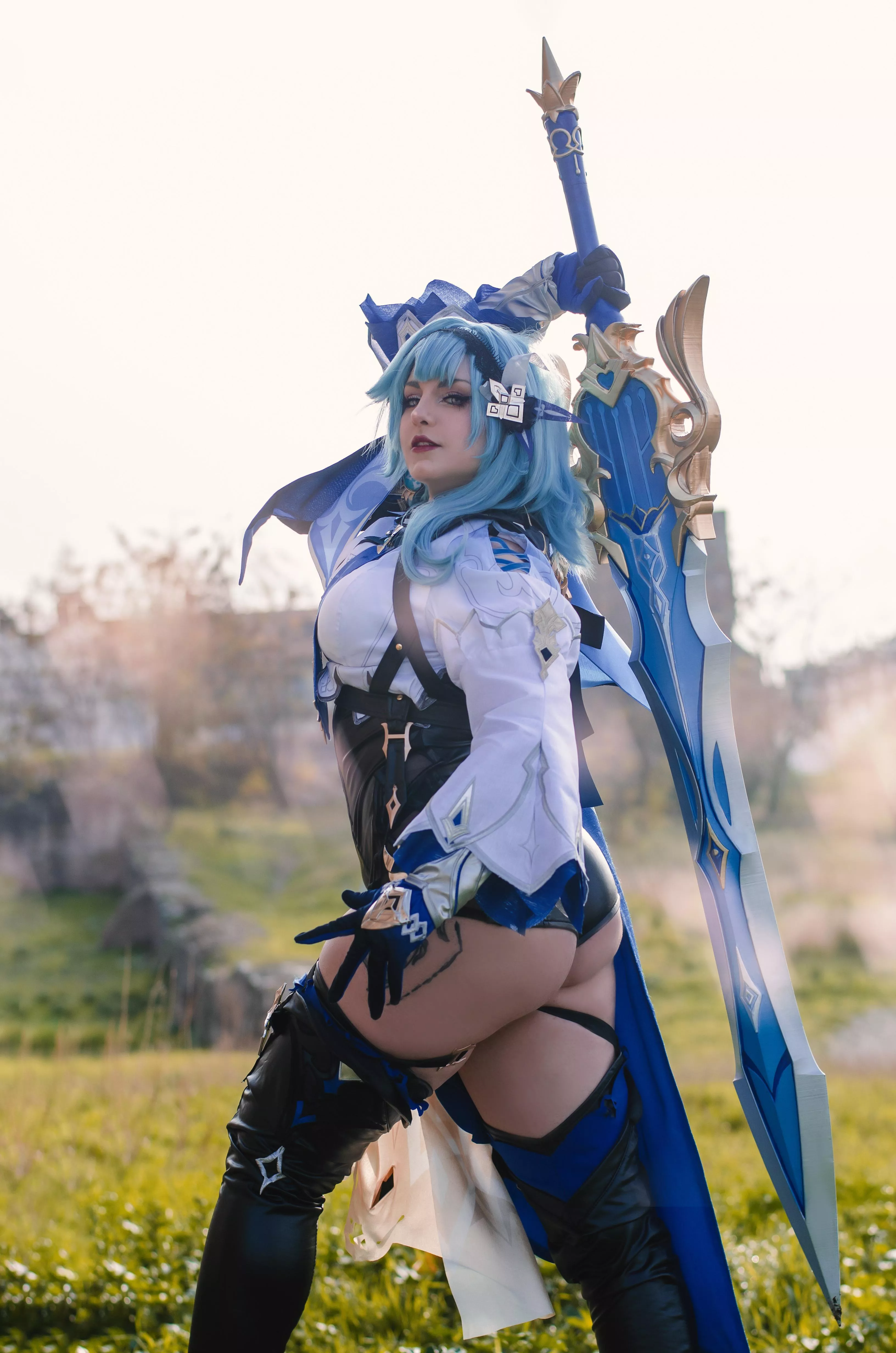 Eula Cosplay from Genshin Impact by marcellinecos
