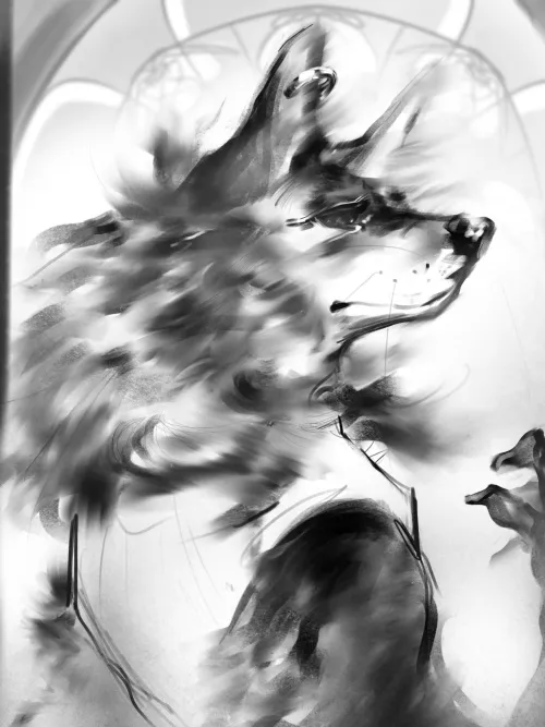 Fluffer doodle (Art by me)