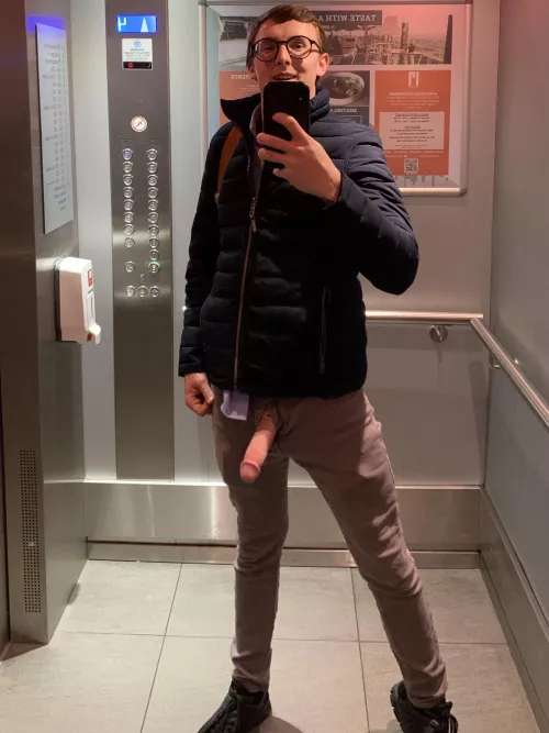 Found this pic from my Amsterdam trip a few months ago. Would you want to ride the elevator with me?