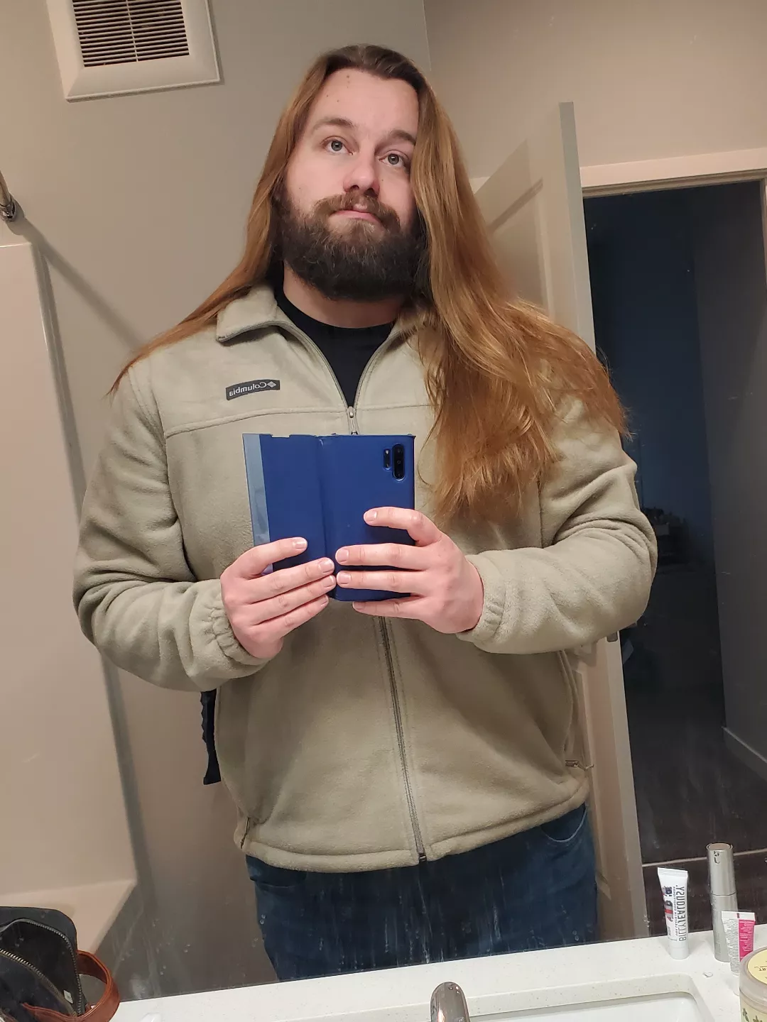Going for the gay viking look