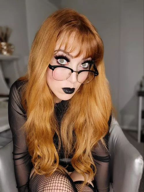 Goth girls with glasses need love too.