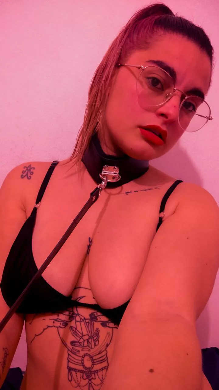 He'll put you on a leash like this and I'll make you my fucking dog