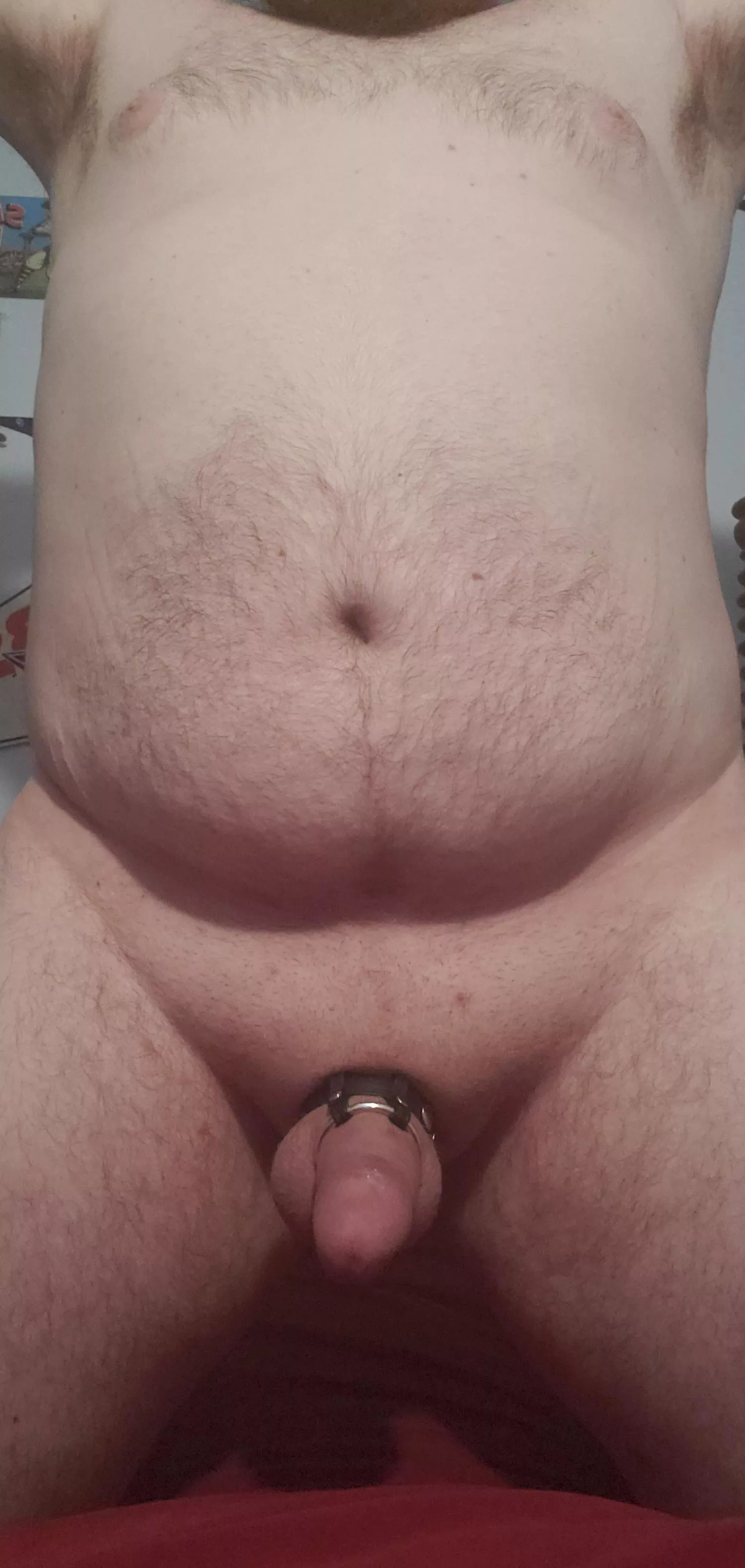How does this BHM man look tonight? I love my new cock ring 😋