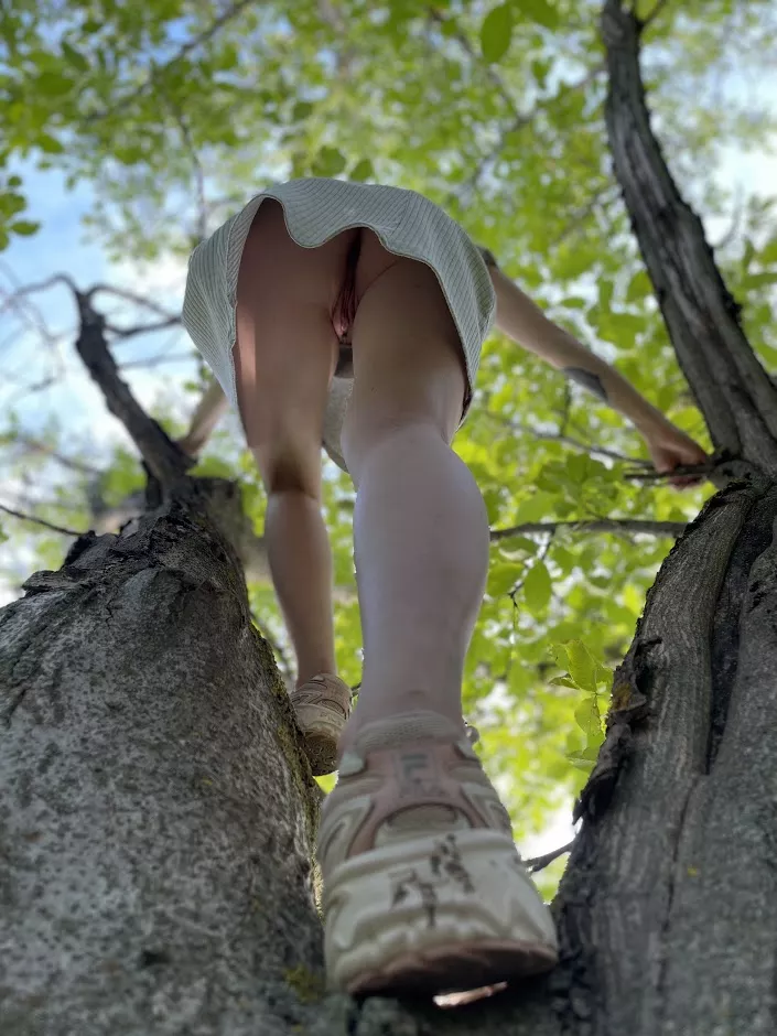 I don't have braids, but you can always grab my ponytail