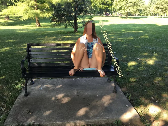 I hope people don’t mind that I forgot my panties…