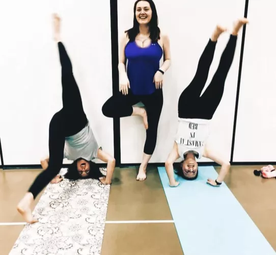 I think I know why she isn’t upside down