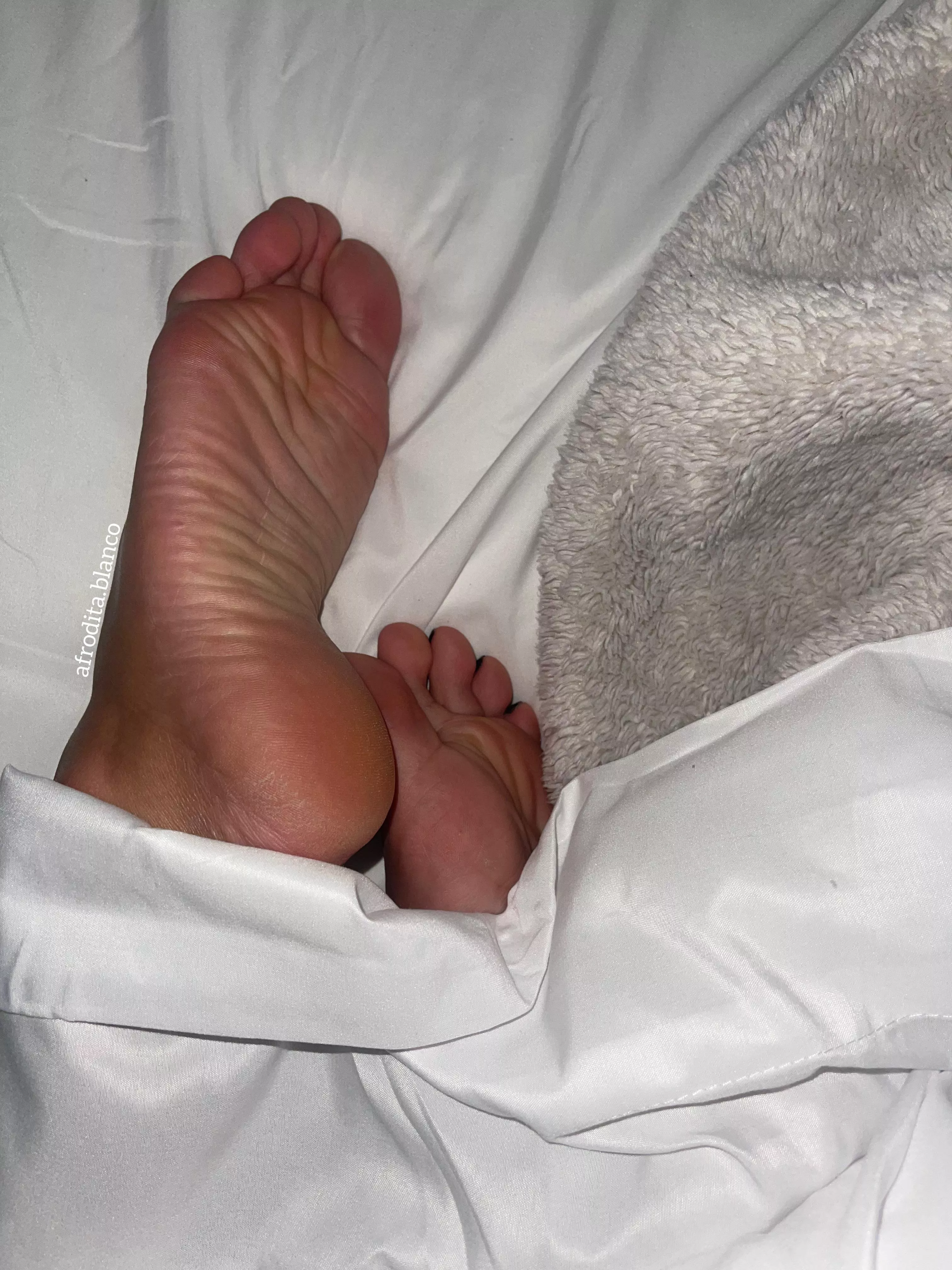 I want to feel your warm tongue on my soles