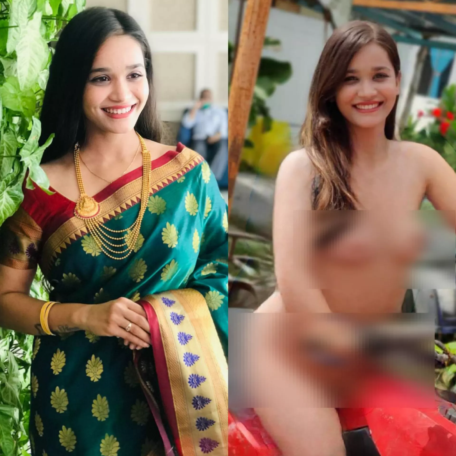 Indian girls look better nude in public
