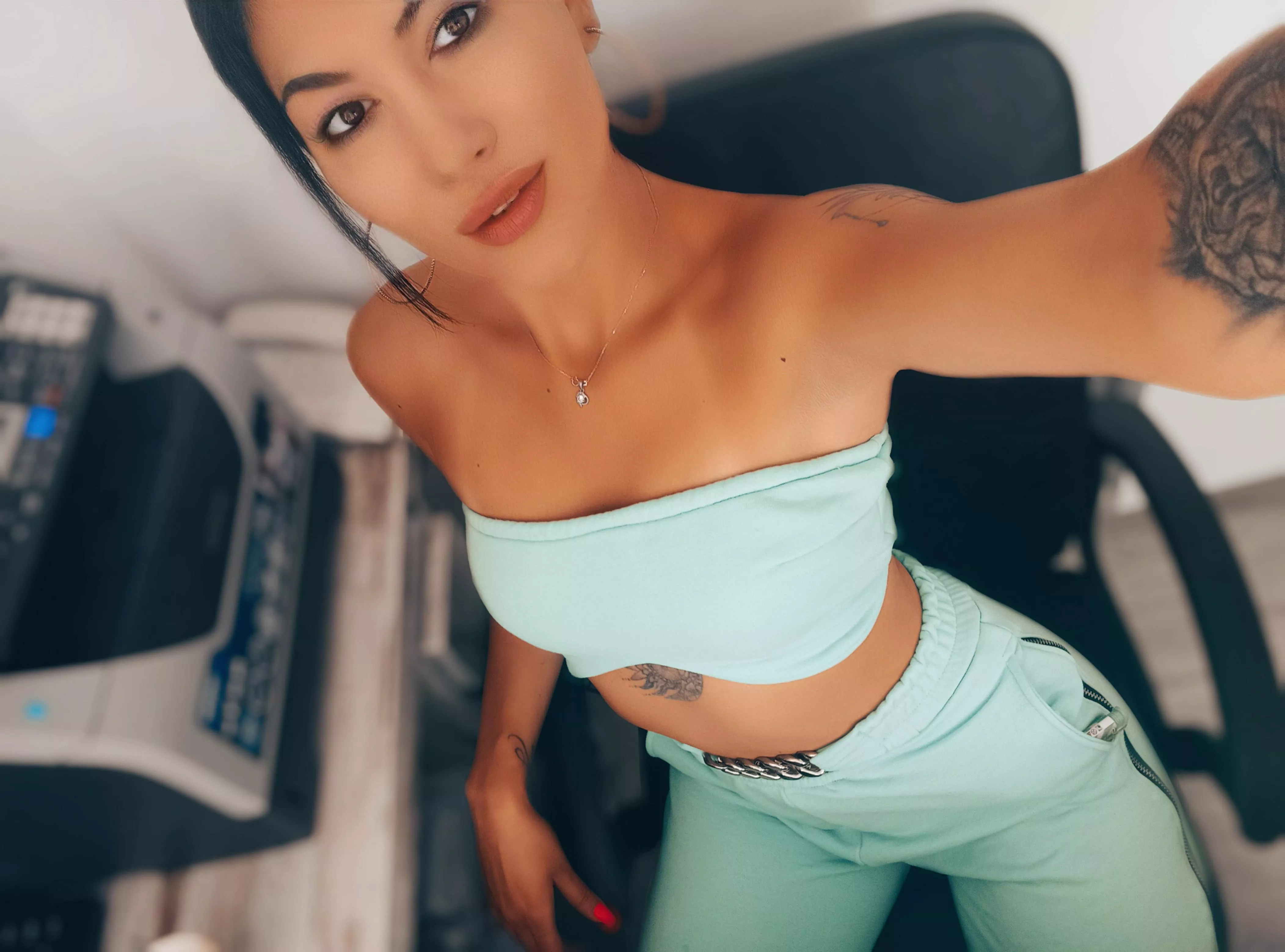 Look in my eyes and tell me to take it off.