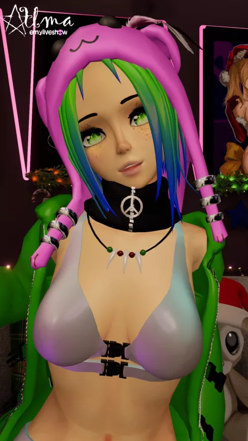 Meowdy? ❤️💜💚 https://chaturbate.com/emyliveshow