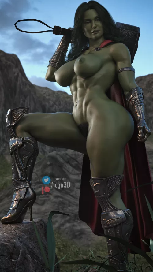 Mighty She-Hulk (Cga3d) [Marvel]