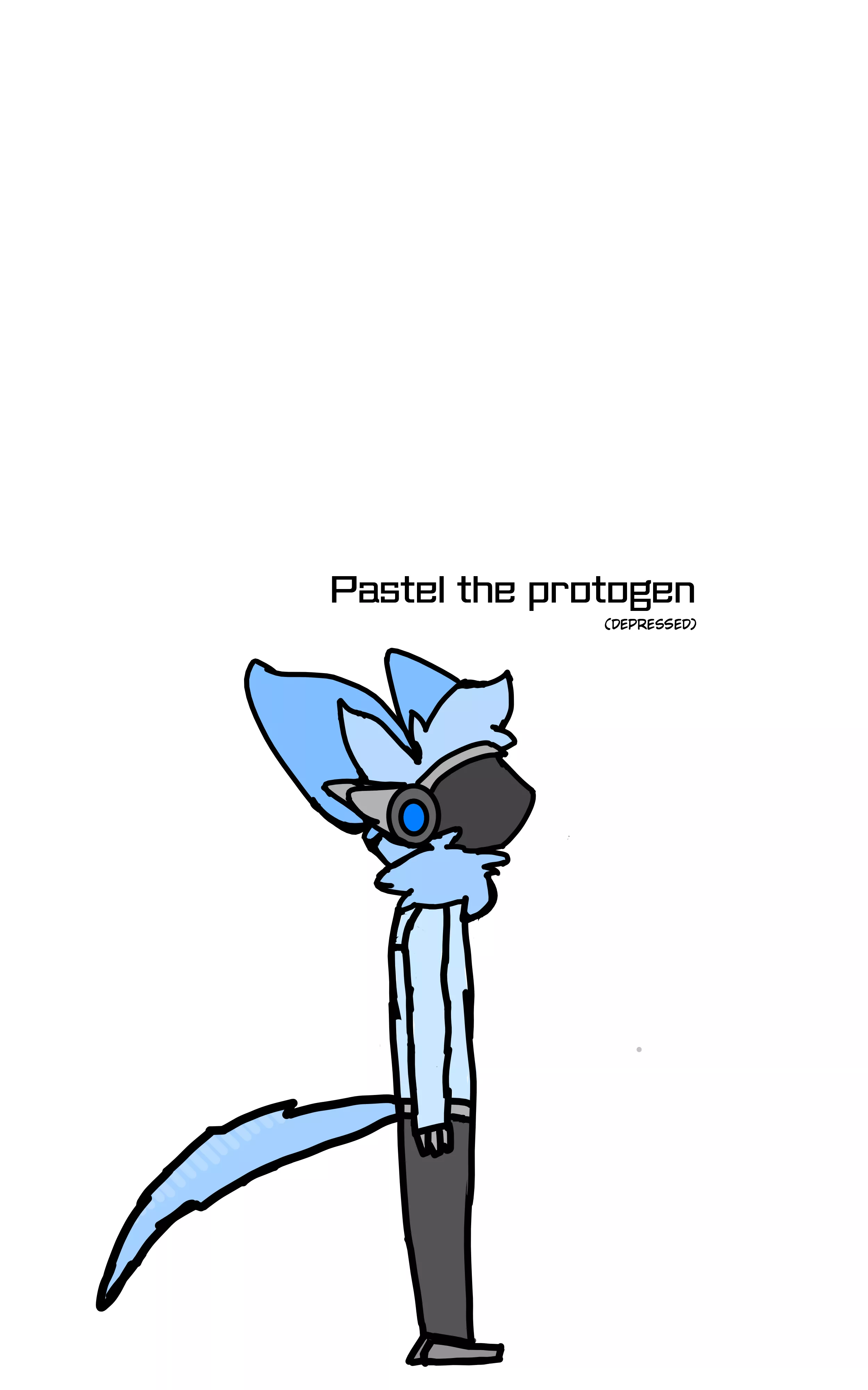 My first furry artwork (VERY TERRIBLE)