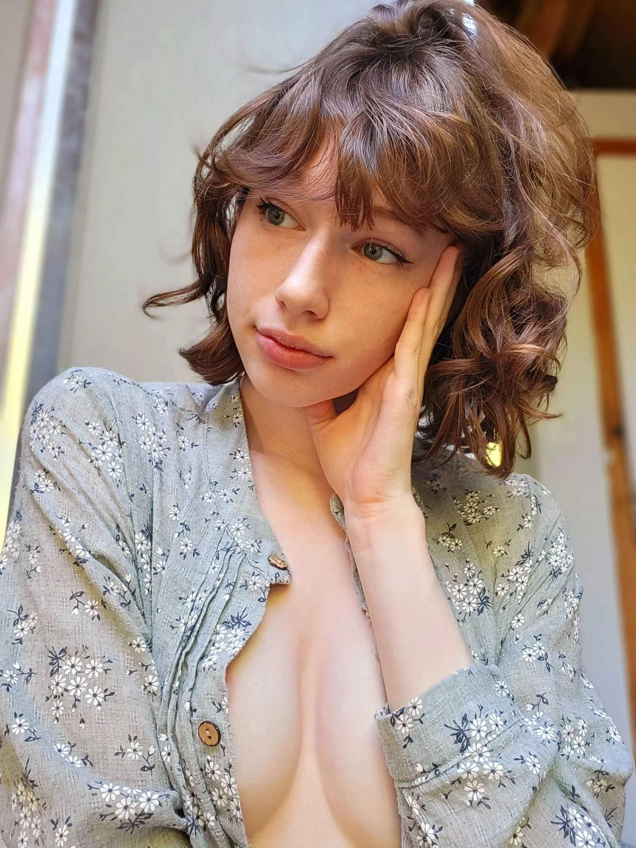 my hair is a bit messy, hope that's ok ❤️