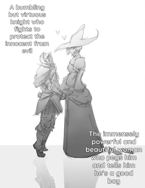 My kind of fantasy 😊 (art by Artsywindow on tumblr)