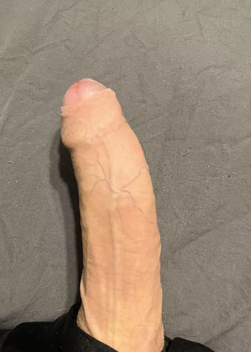 My married uncut cock, would you suck it?