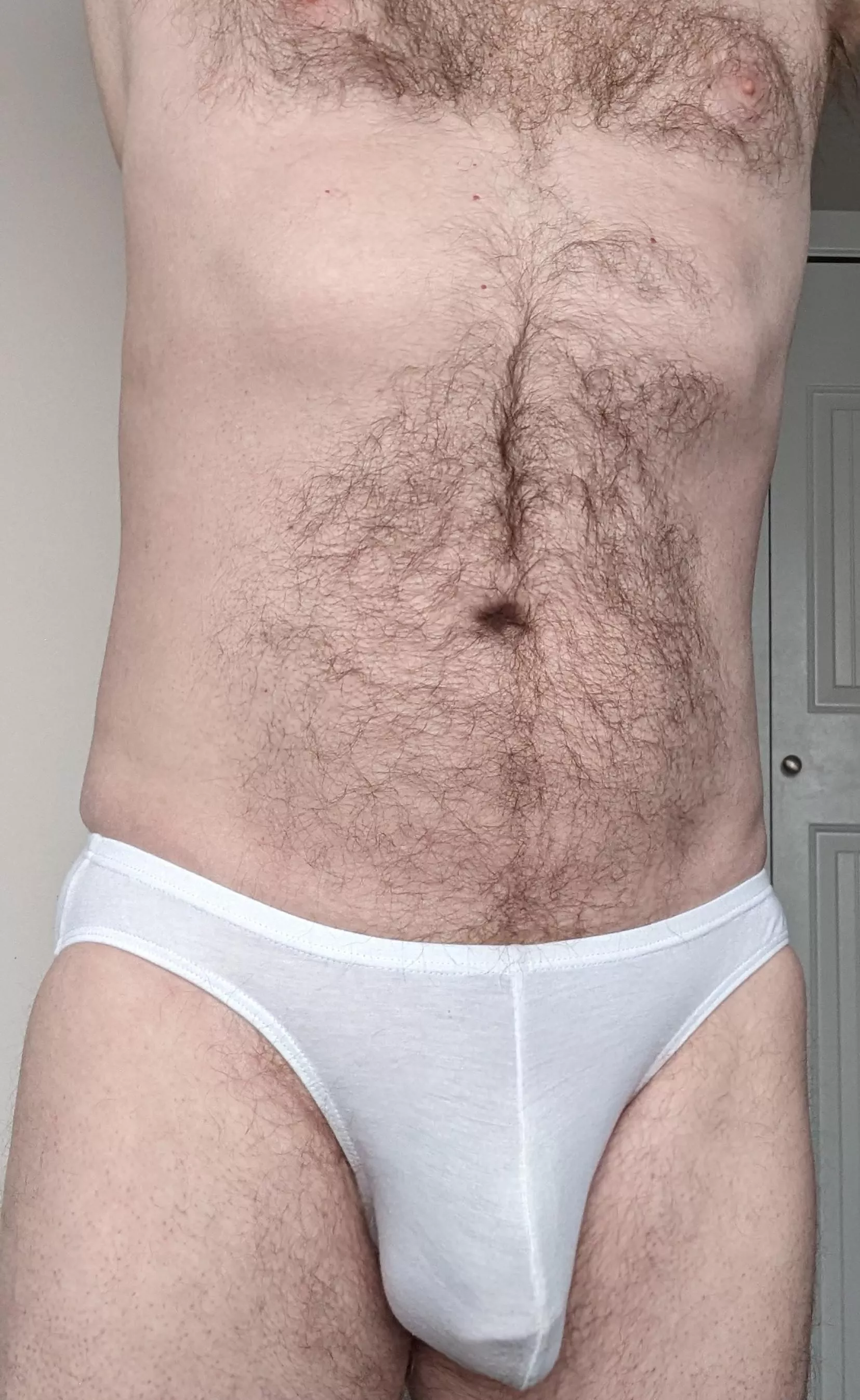 My outfit for today. Don't stare at daddy's bulge!