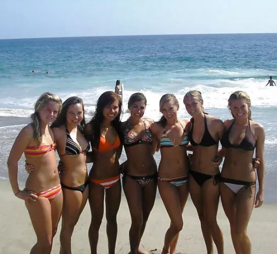 Pick two bikini babes for your dream threesome.