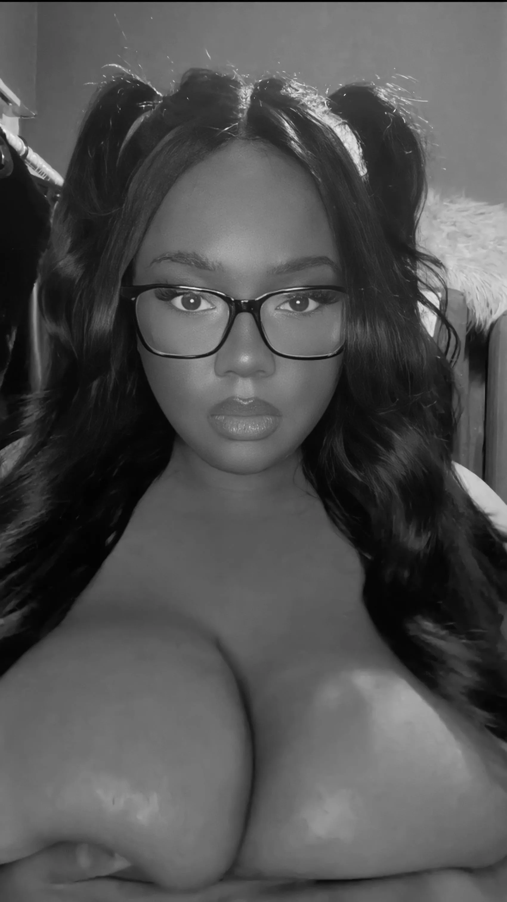 Pigtails & big tits. 😝