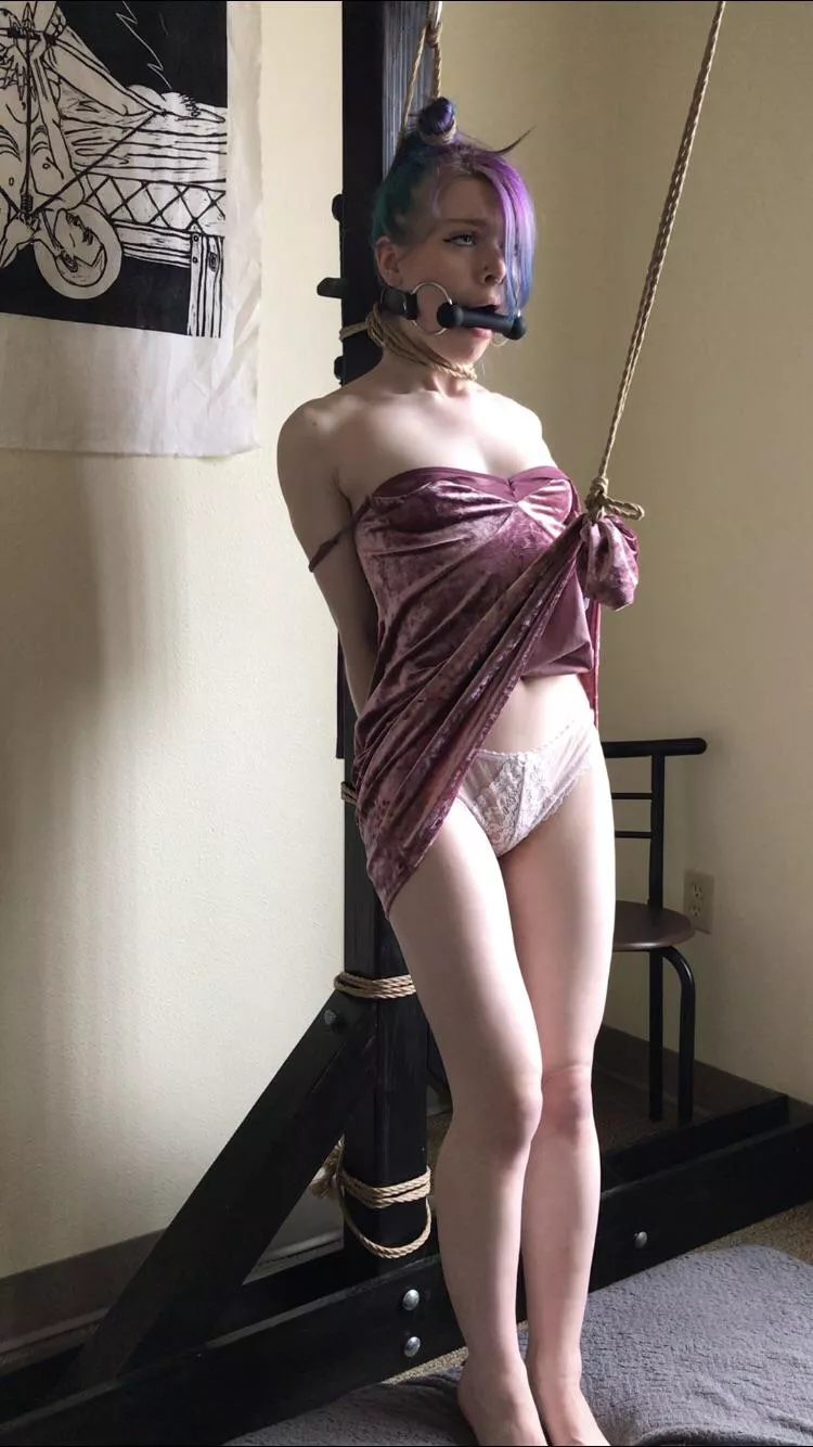 Post tied and gagged