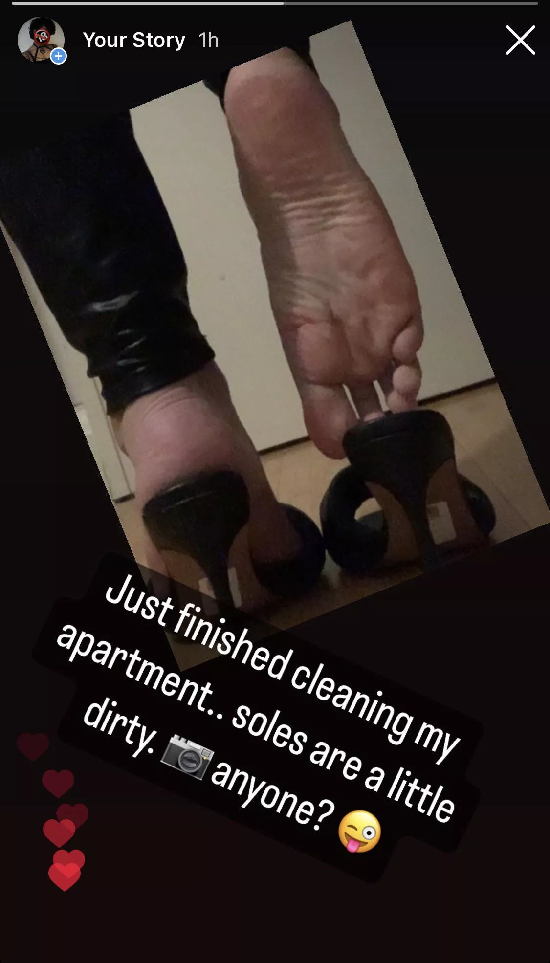 Showing my soles off on insta for anybody who wants to jerk off on cam 😜 @Soles.for.the.soul.x