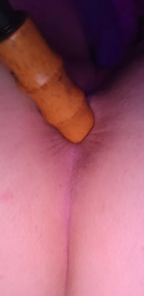 so desprate i used an umbrella handle