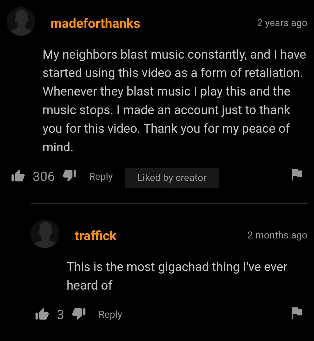 stopping neighbour's music