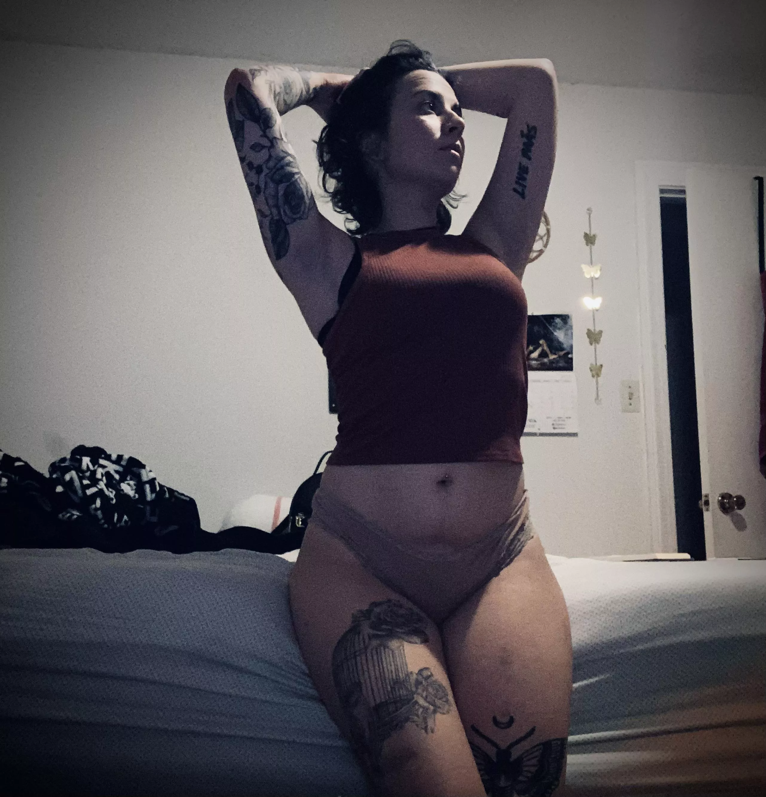 Tan panty 🥵 simple and sweet