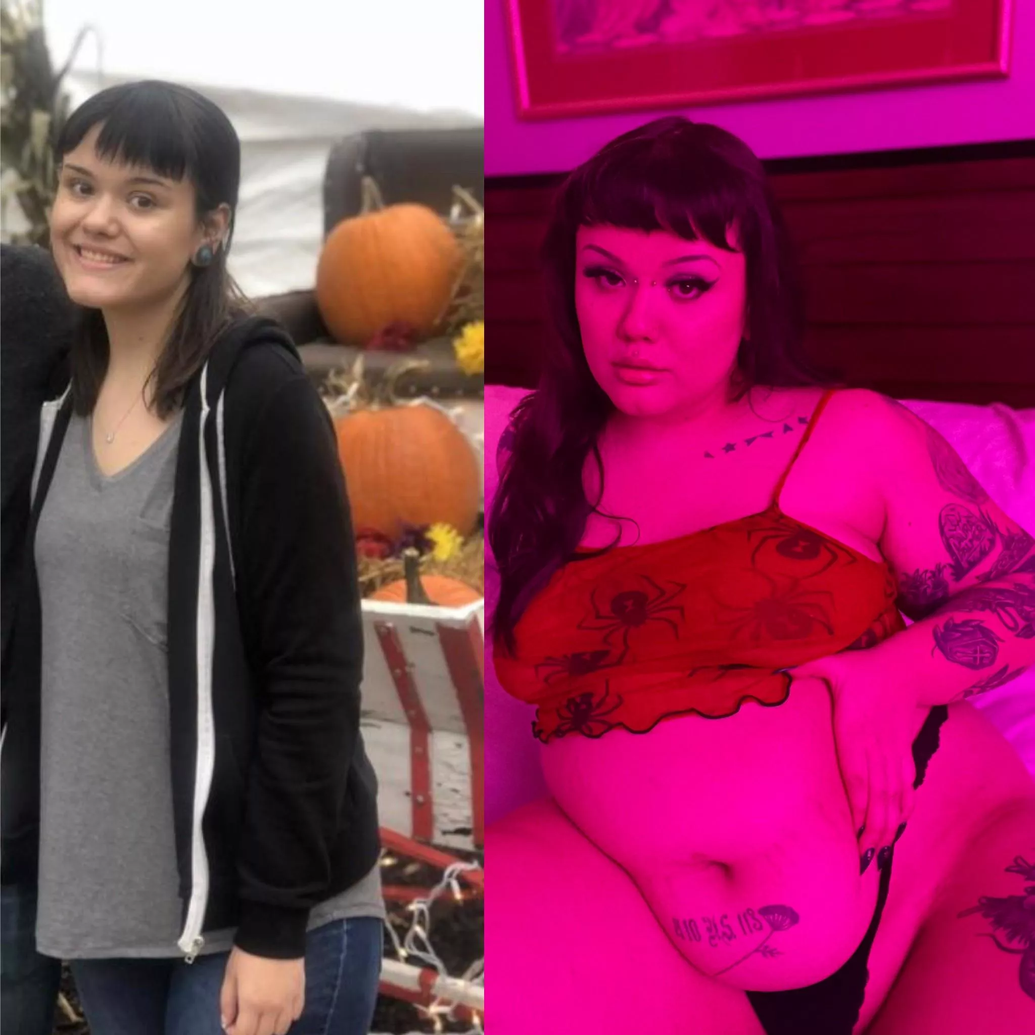 The fact every part of me softened and rounded