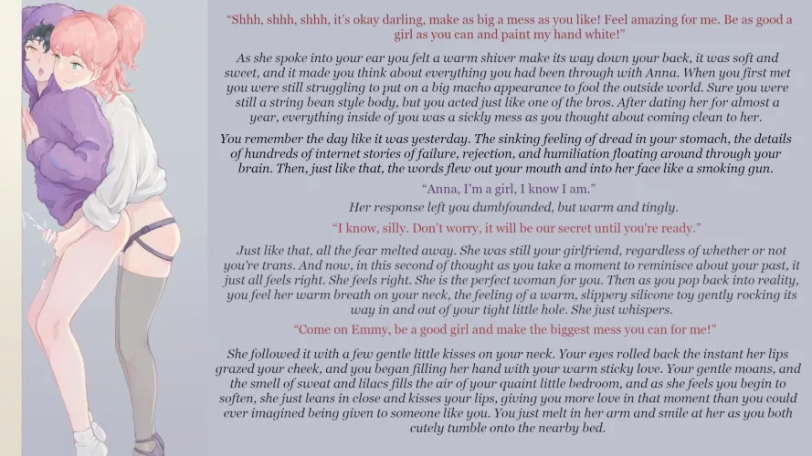 Thoughts During Loving Sex [Trans][Strap-om][Romance]