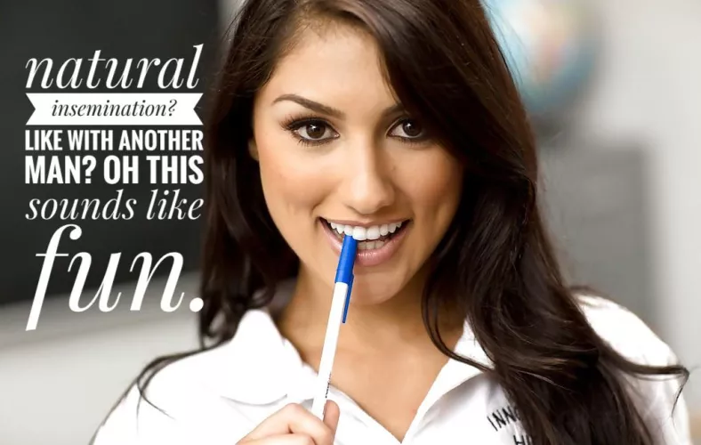 Uh oh...she's into it.