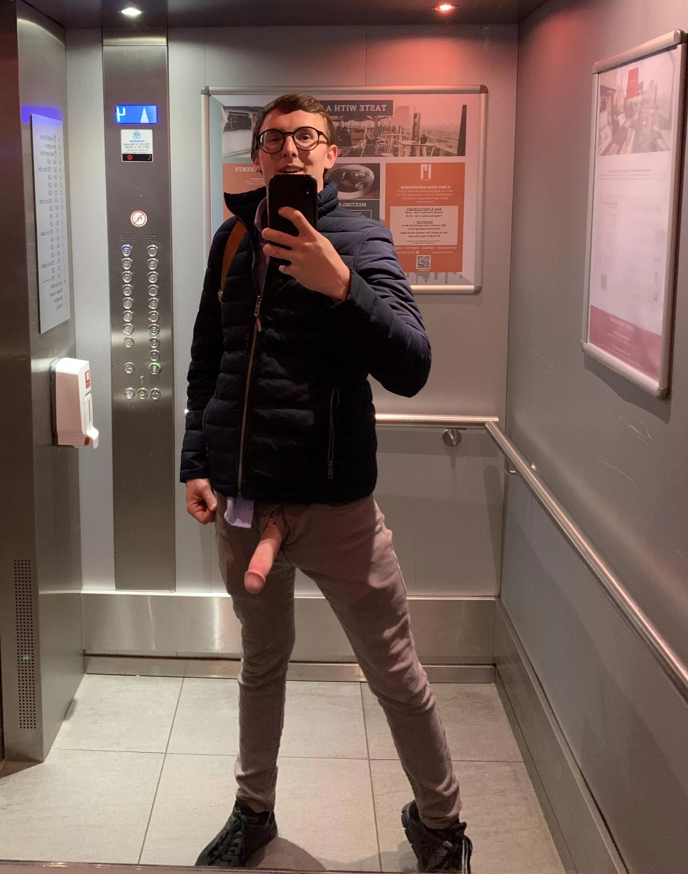 Want to ride the elevator with me?