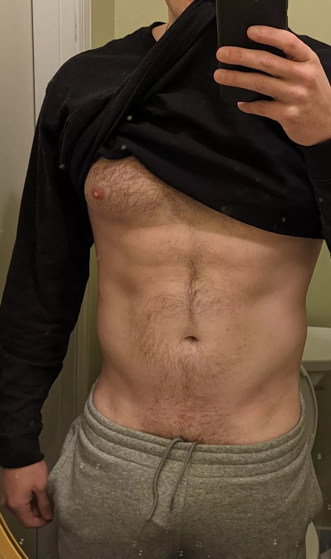 Went to the grocery store in these sweats, oops.