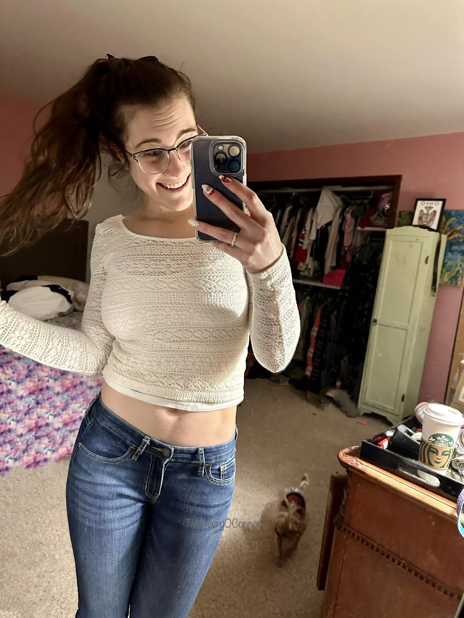 Wintertime calls for cropped sweaters. Obviously.