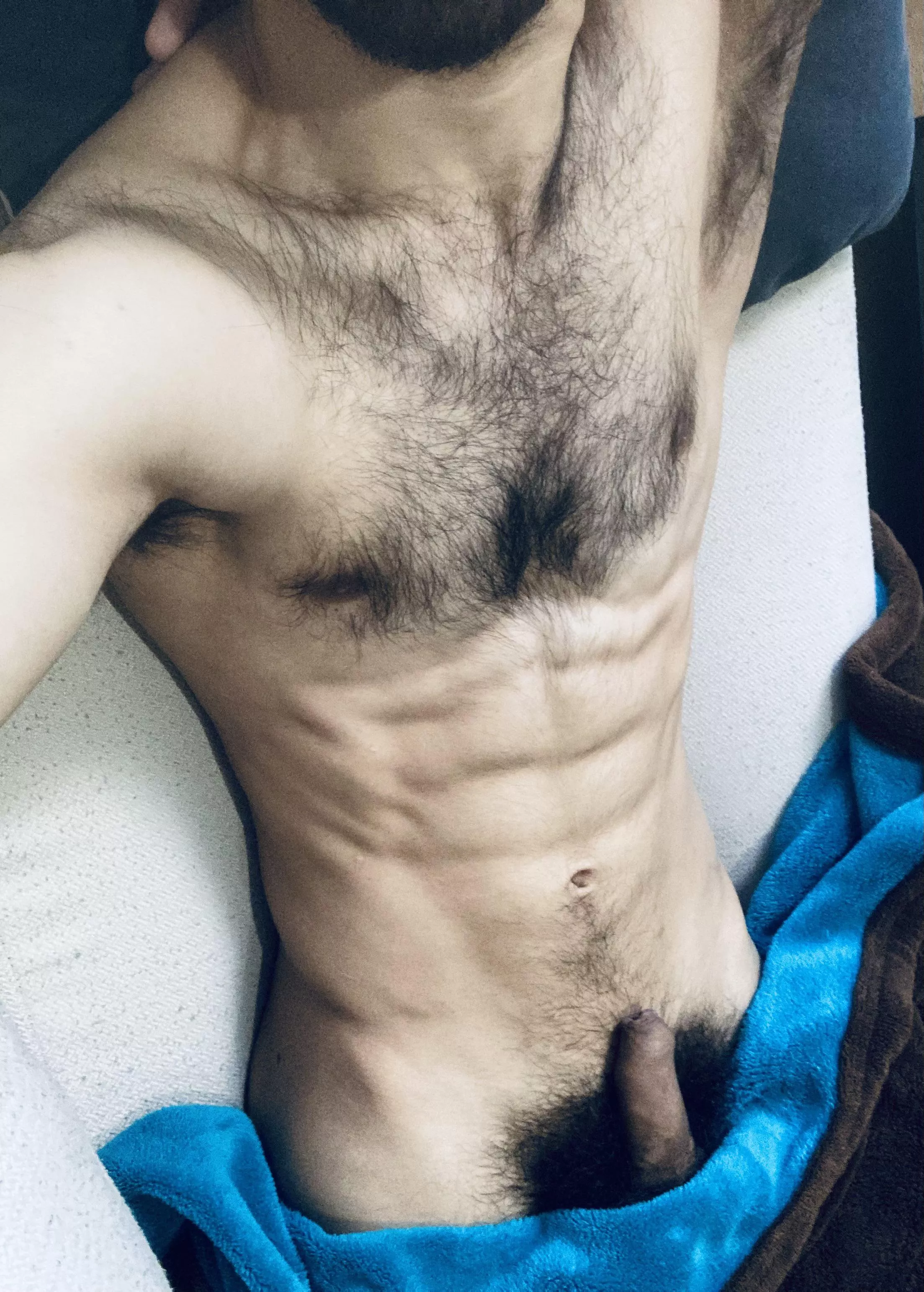 Would you prefer to bury your nose in my hairy pits or my thick bush? (20)