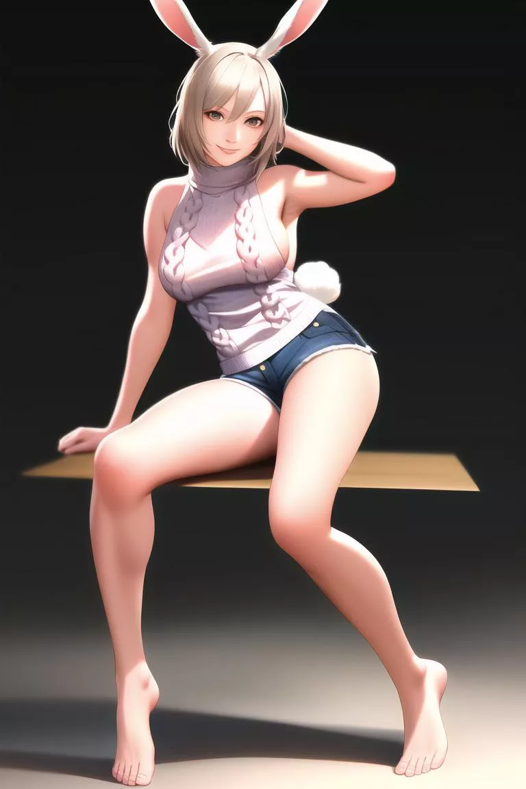 You know what they say about rabbits (Novel Ai)