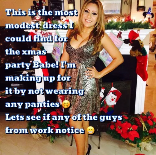 Your slut wife’s office Christmas party is a great time for a promotion