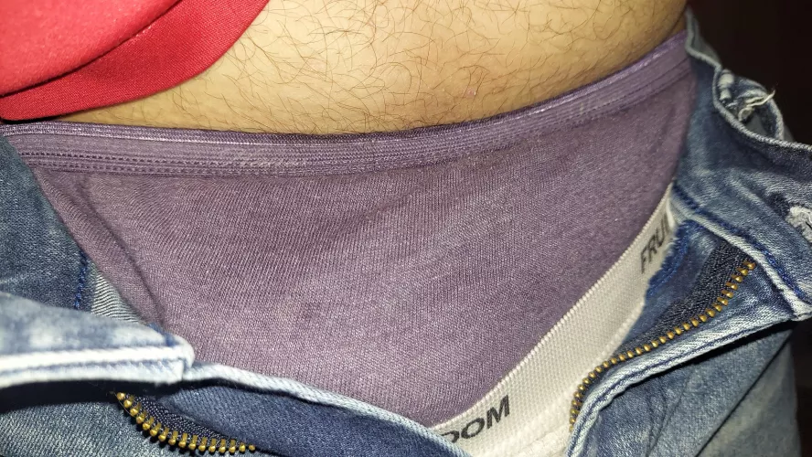 28 degrees, wearing panties under my thermal underwear