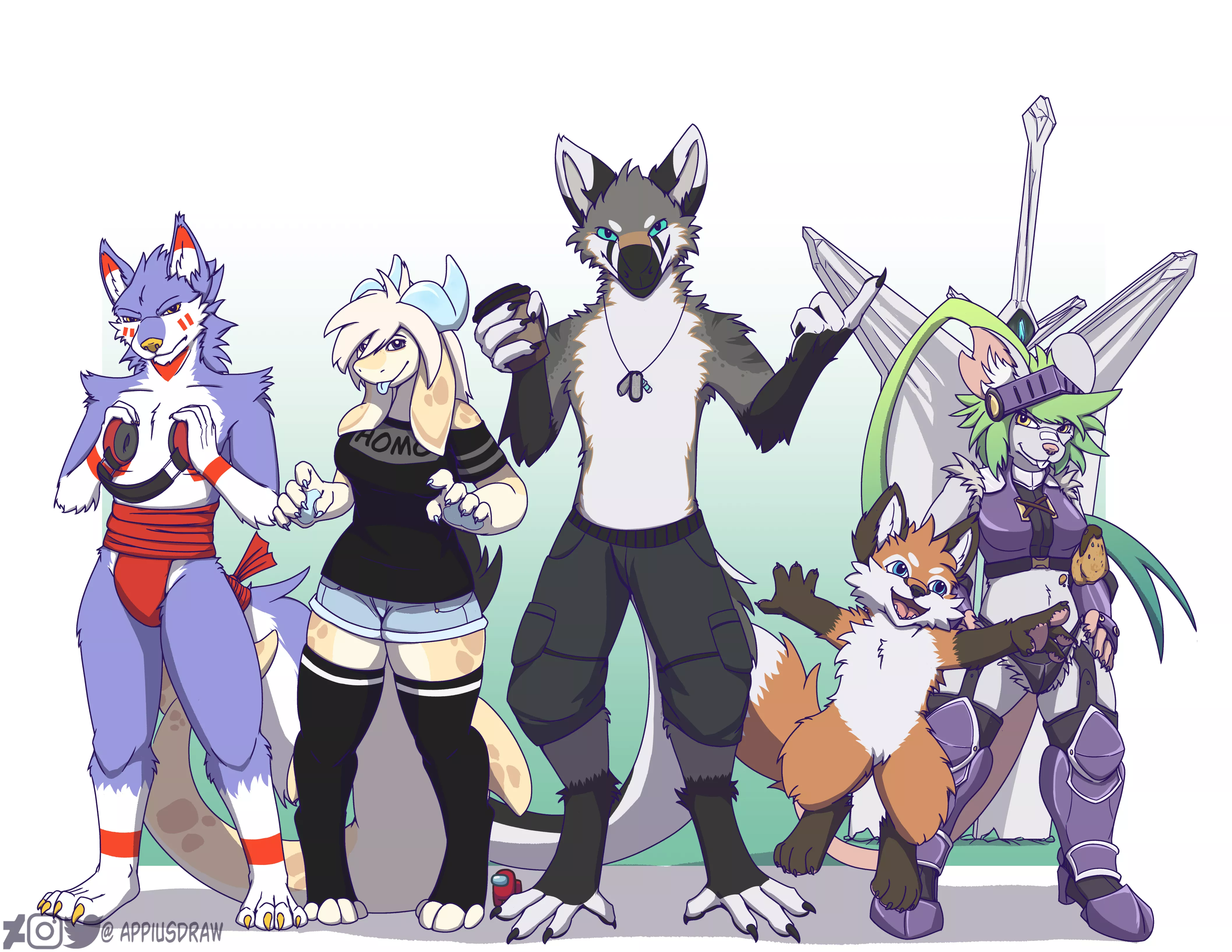 Artist Homage (Art by Me)