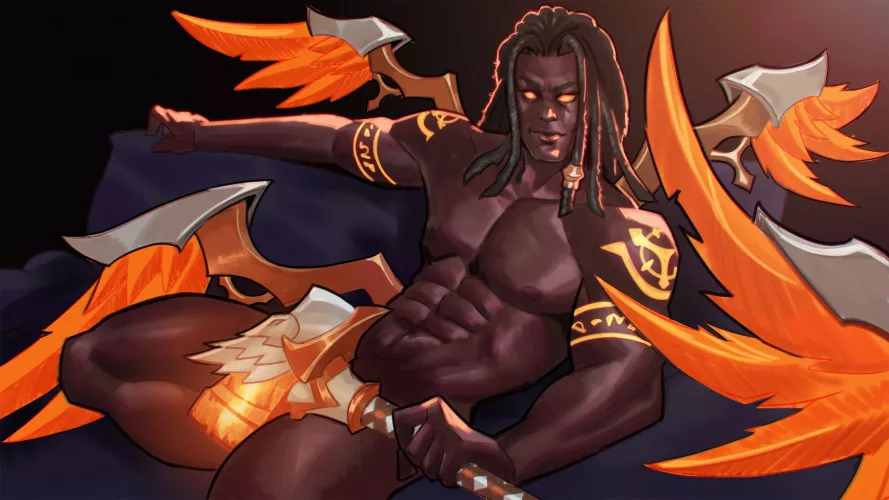 Azaan invites you to some Pyre and chill on the couch (Thunderbrush)