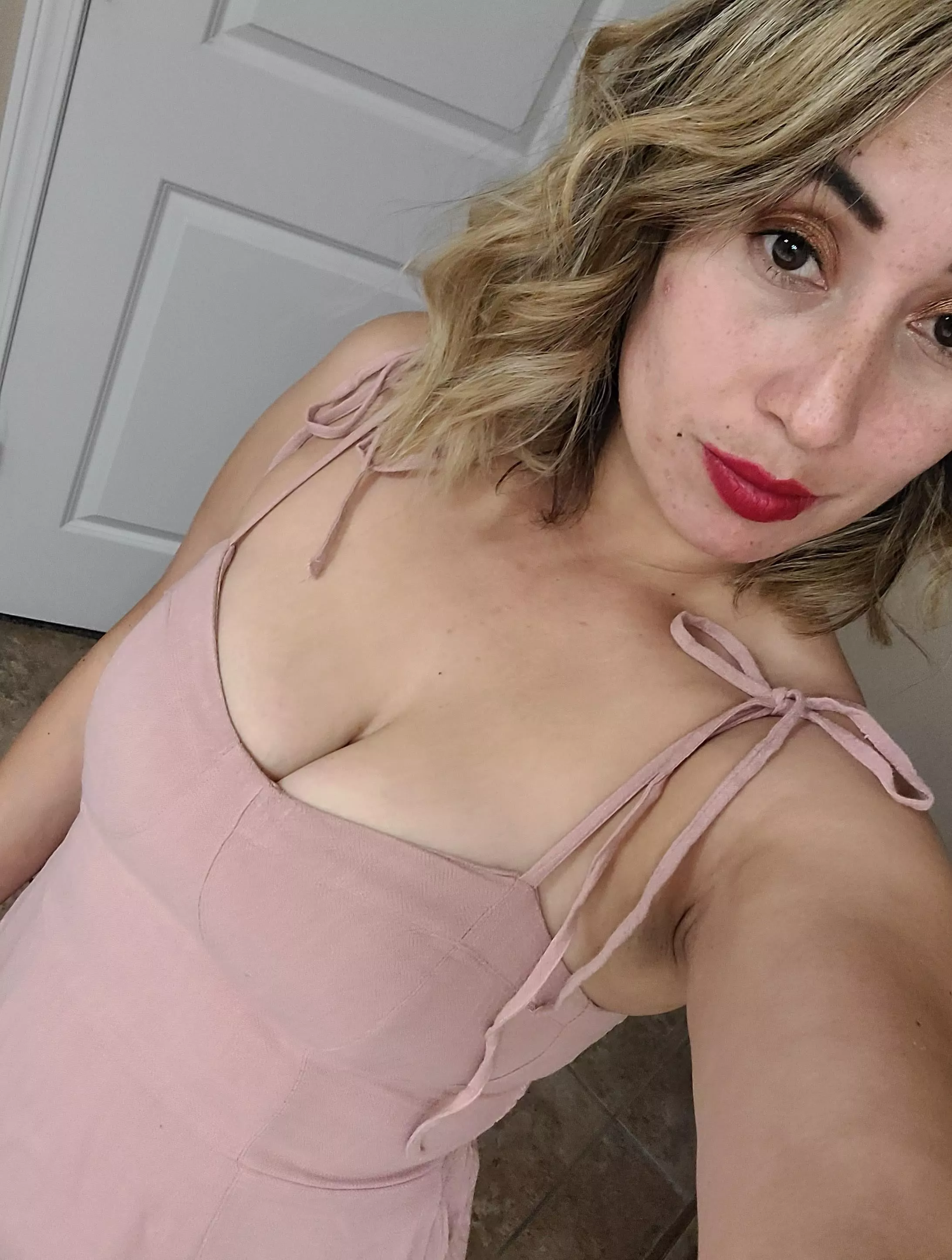 Can you tell I'm not wearing a bra?