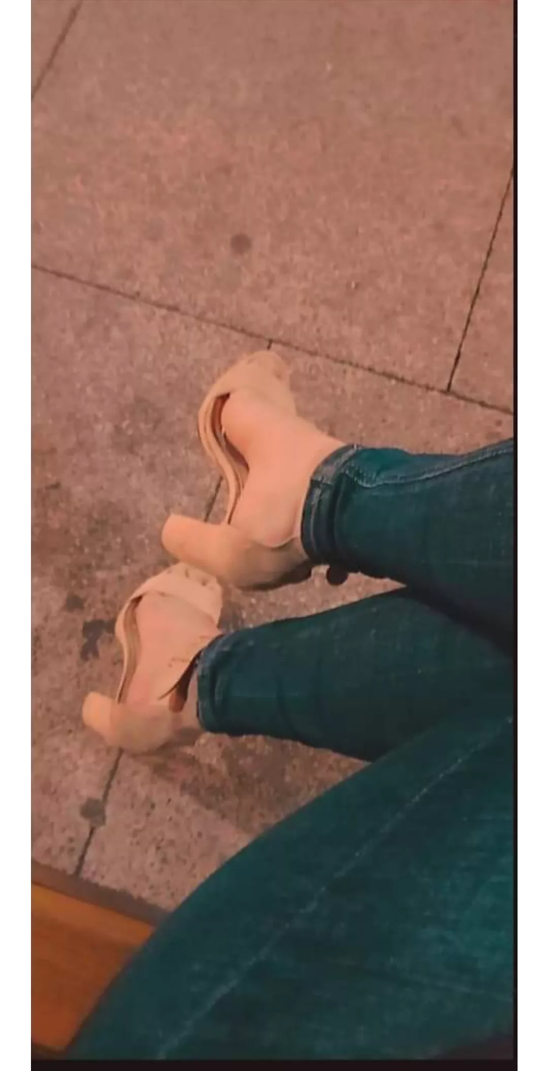 Casual walk to school