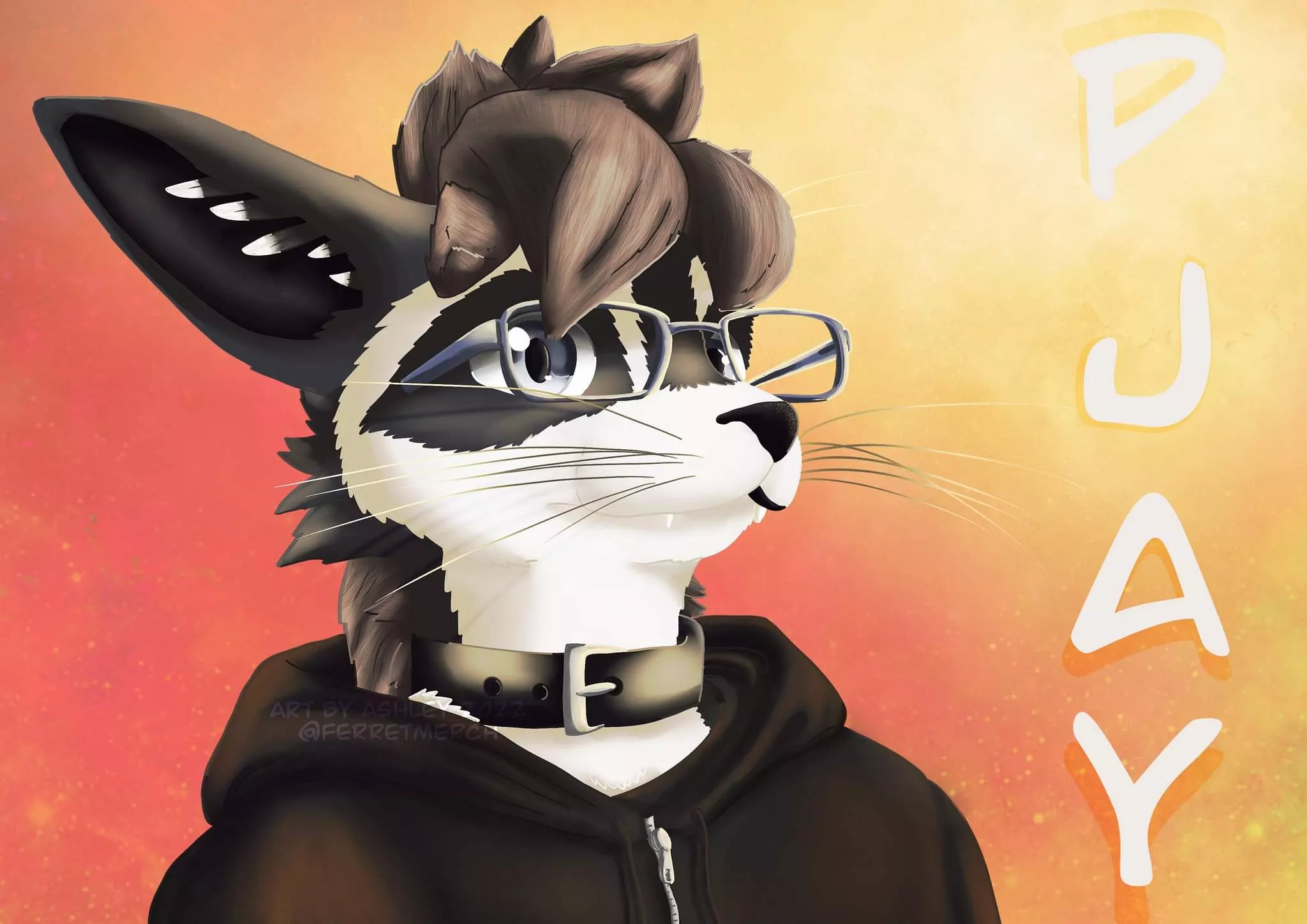 Christmas present for a friend. @ferretmerch on IG/twitter